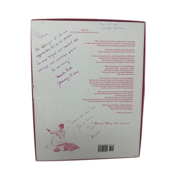 Pieces Journaling Book In A Box Writing Prompts Women’s Journey Self Discovery - Picture 3 of 12